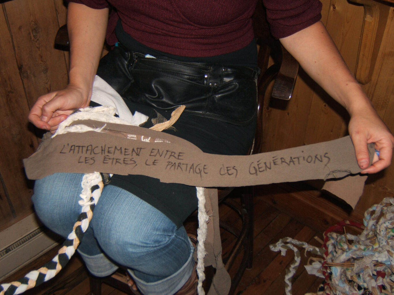 11 In Socius Tresser des liens durables 2008 Nathalie Levasseur artiste