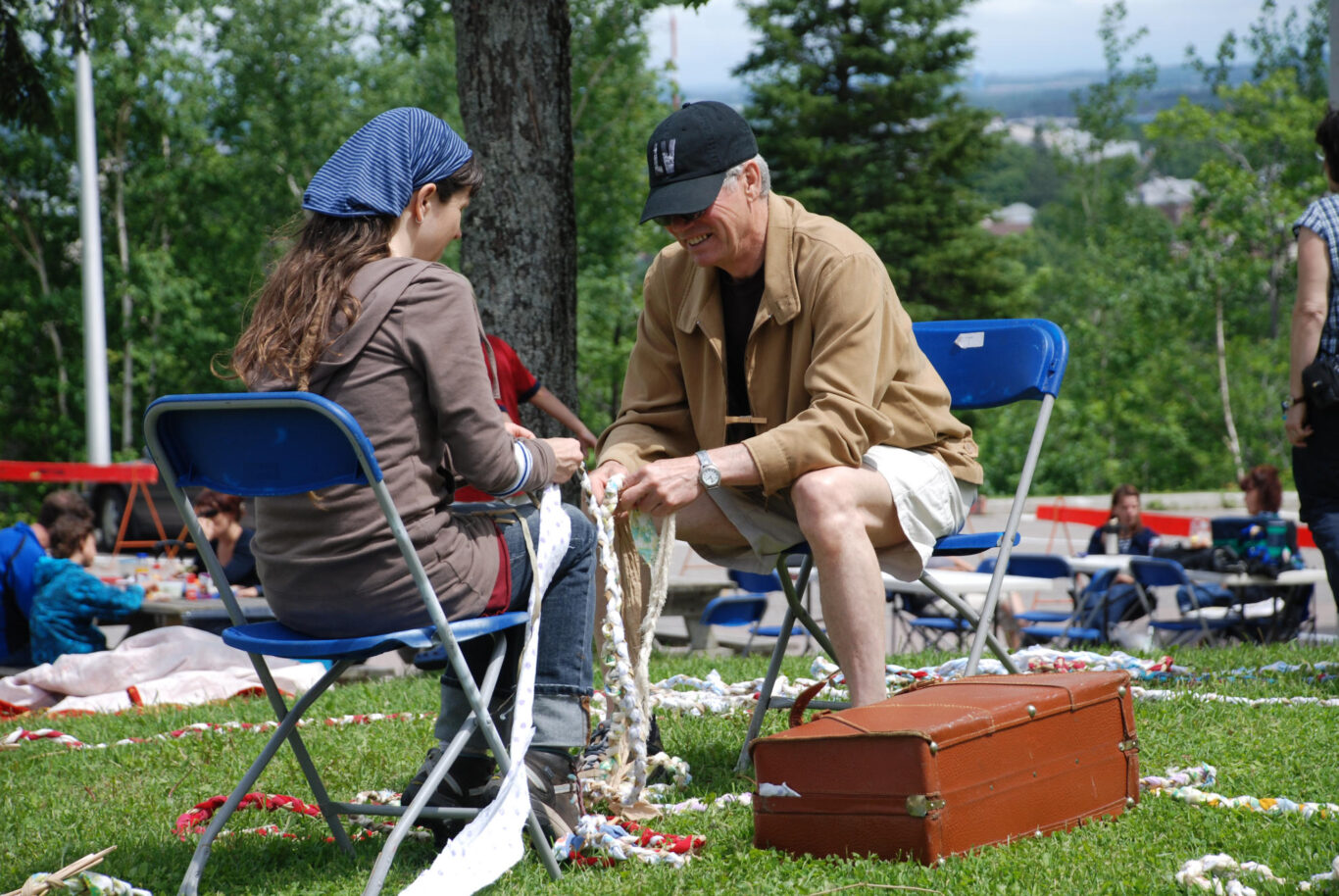 13 In Socius Tresser des liens durables 2008 Nathalie Levasseur artiste