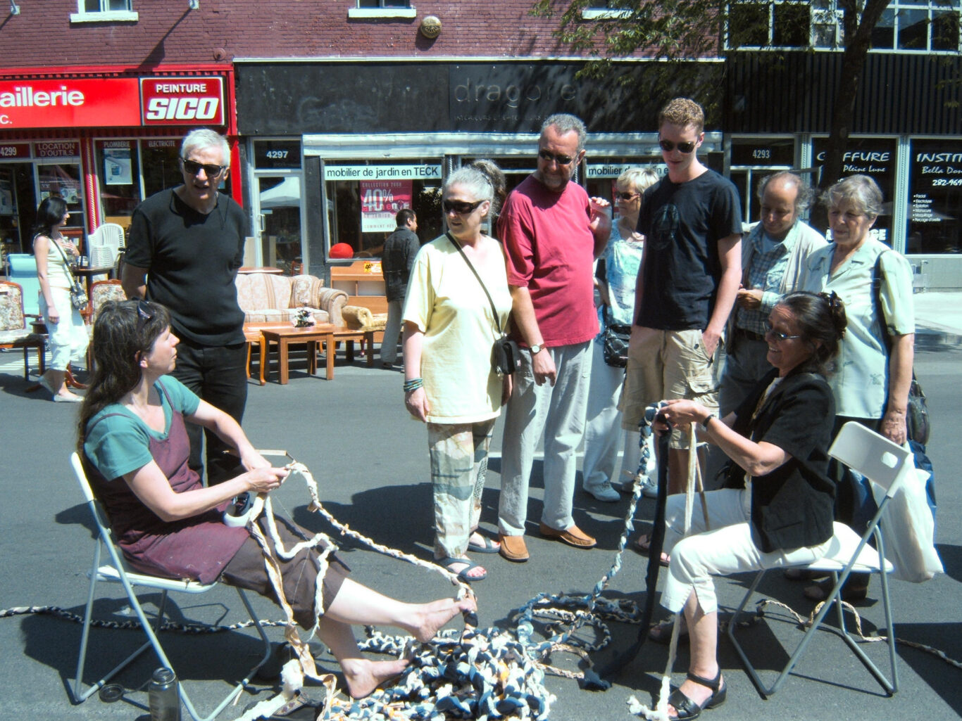 19 In Socius Tresser des liens durables 2008 Nathalie Levasseur artiste